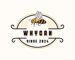 Bees - Honey Bee Insect logo design