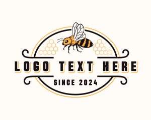 Honey Bee Insect Logo