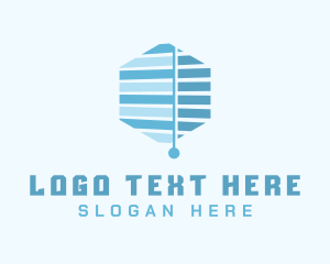 Blue Window Blinds Logo