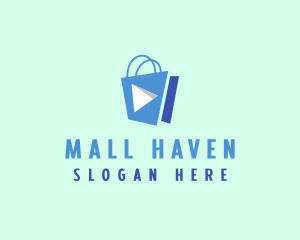 Media Shopping Bag logo design