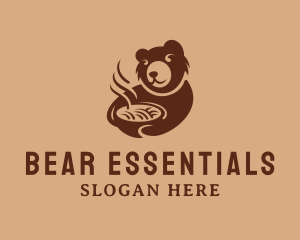 Bear - Hot Ramen Bear logo design