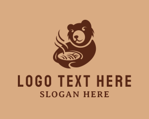 Hot Ramen Bear Logo