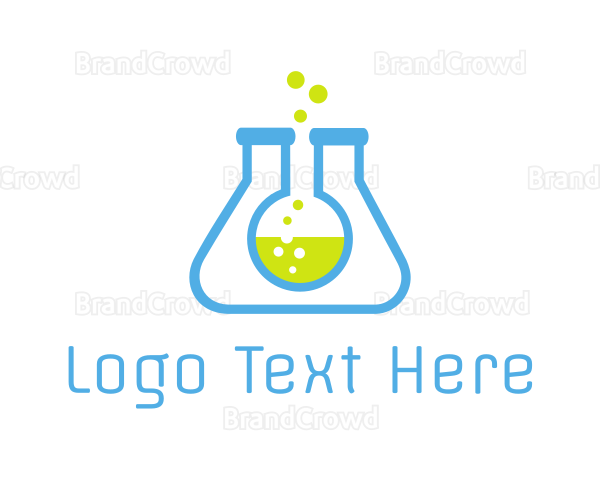 Science Lab Flasks Logo