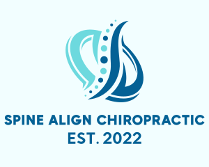 Medical Chiropractic Spine Therapy  logo design