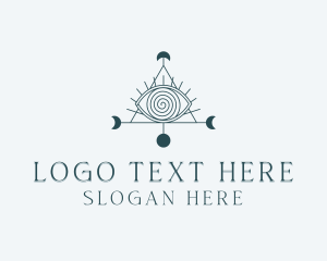 Mystical - Bohemian Eye Tarot logo design