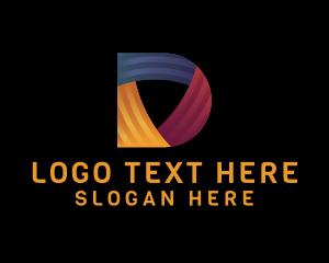 Videographer - Generic Startup Business Letter D logo design