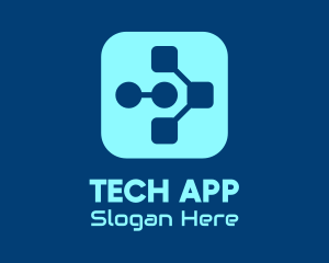 Application - Modern Tech Application logo design