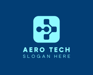 Modern Tech Application logo design