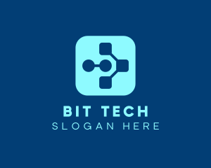 Modern Tech Application logo design