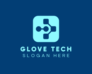 Modern Tech Application logo design