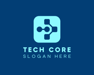 Modern Tech Application logo design