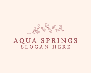 Floral Spring Spa logo design