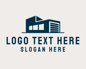 Property - Shipping Warehouse Building logo design