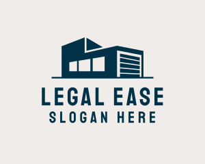 Storage House - Shipping Warehouse Building logo design