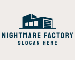 Shipping Warehouse Building logo design