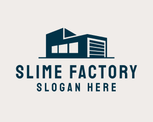 Shipping Warehouse Building logo design