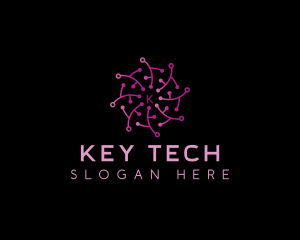 Tech Cyber Circuit logo design