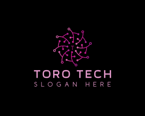 Tech Cyber Circuit logo design