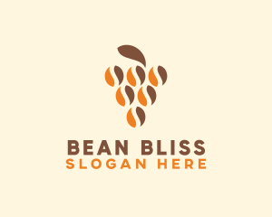 Coffee Bean Plant logo design