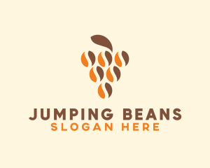 Coffee Bean Plant logo design