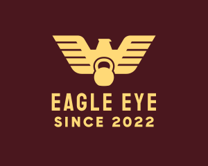 Eagle Bird Kettlebell logo design