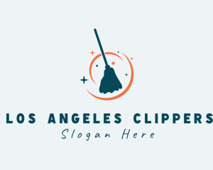 Cleaning Mop Sanitation Logo