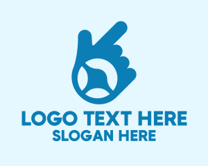 Driving School - Blue Driving Lesson logo design