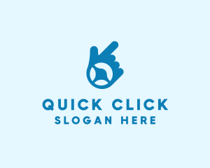 Click - Blue Driving Lesson logo design