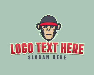 Monkey - Urban Monkey Cap logo design