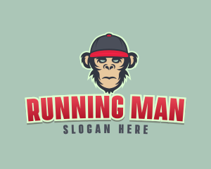 Punk - Urban Monkey Cap logo design