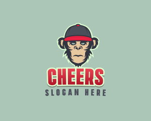 Mural - Urban Monkey Cap logo design