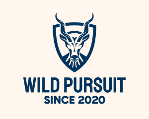 Hunt - Wild Antelope Badge logo design