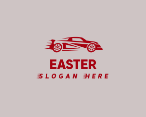 Vehicle - Red Fast Automobile logo design