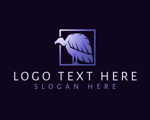 Hunt - Wild Vulture Bird logo design