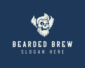 Bearded Skull Vaping logo design