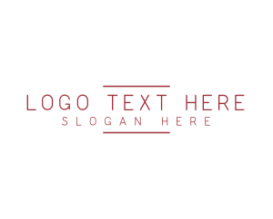 Typographic - Simple Minimalist Company logo design