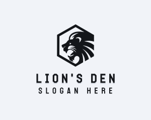 Finance Investment Lion logo design