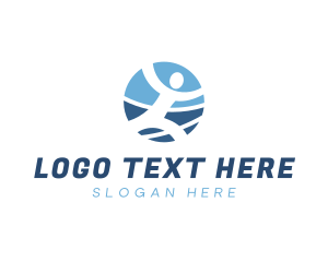 Health Fitness Athlete logo design