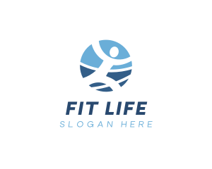 Health Fitness Athlete logo design