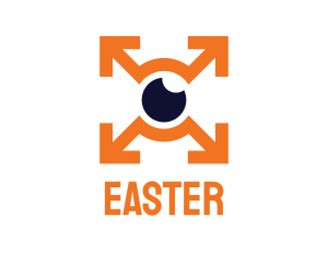 Eagle Eye - Eye Arrows Visual logo design