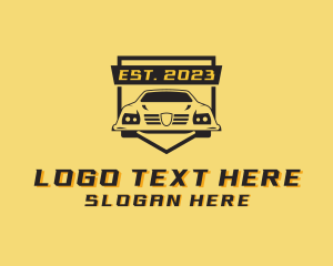 Emblem - Car Transport Vehicle logo design