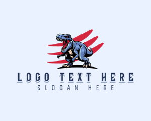 Dinosaur - Wild Dinosaur T-rex logo design