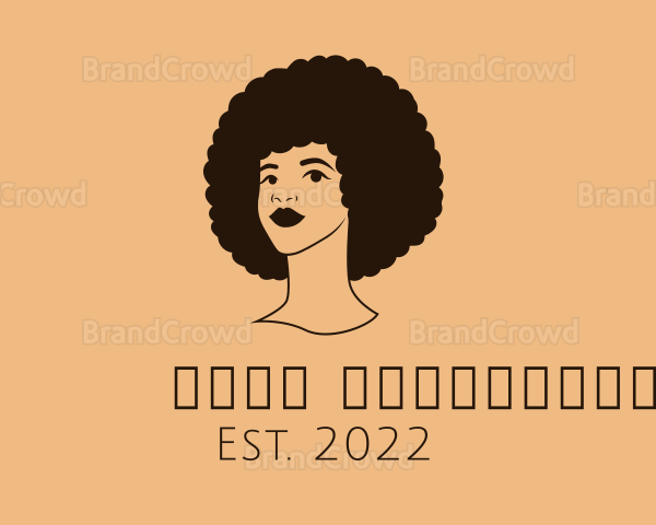 Beauty Afro Hairdresser Logo