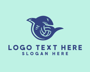 League - Shark Water Polo logo design