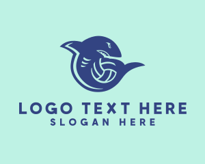 Aquatic - Shark Water Polo logo design