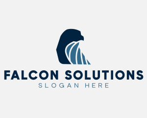 Aviation Wild Falcon logo design