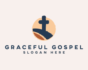 Gospel - Christian Cross Fellowship logo design