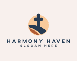 Communion - Christian Cross Fellowship logo design