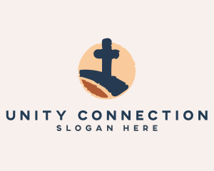 Communion - Christian Cross Fellowship logo design