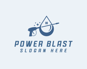 House Cleaning Power Washer logo design